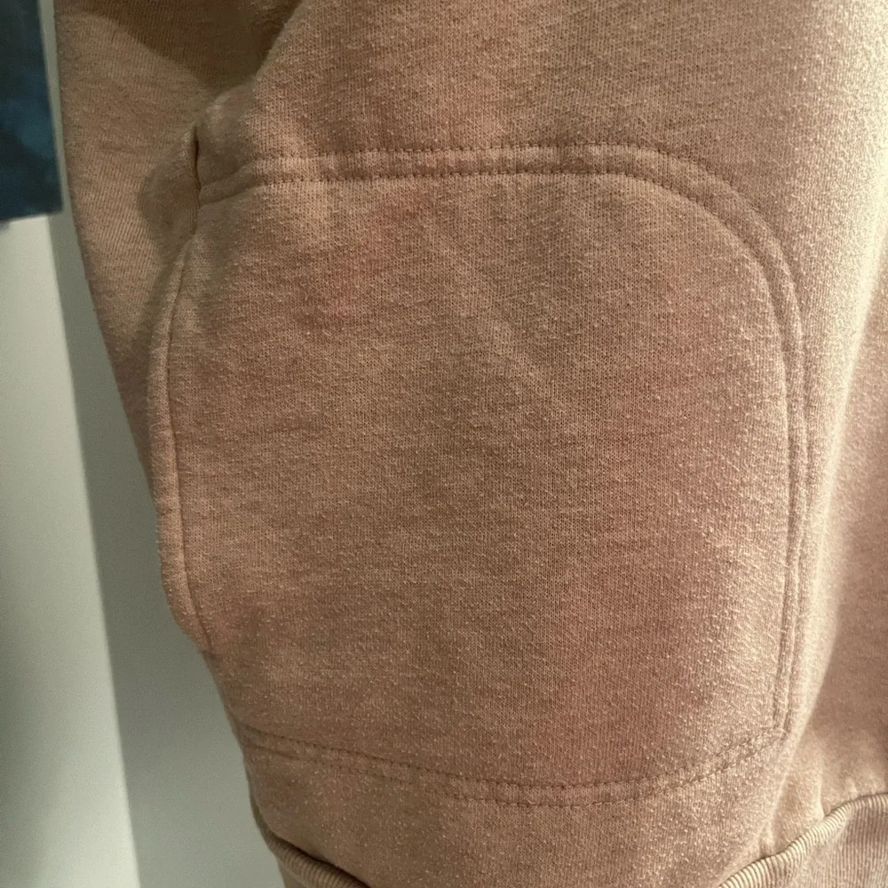 Tommy Hilfiger Beige Oversized Crew Neck Long Sweatshirt Sz. Small - Picture 6 of 9